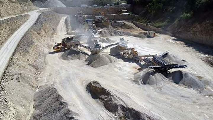 Carrière de granulat Laimont